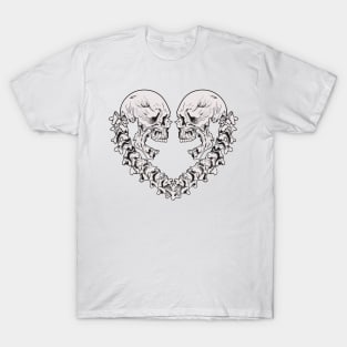 skulls love T-Shirt